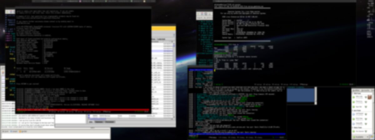 XFCE with a multi-monitor setup, 2010
