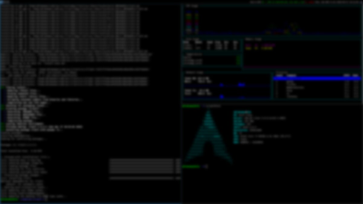 Arch Linux with i3, 2019
